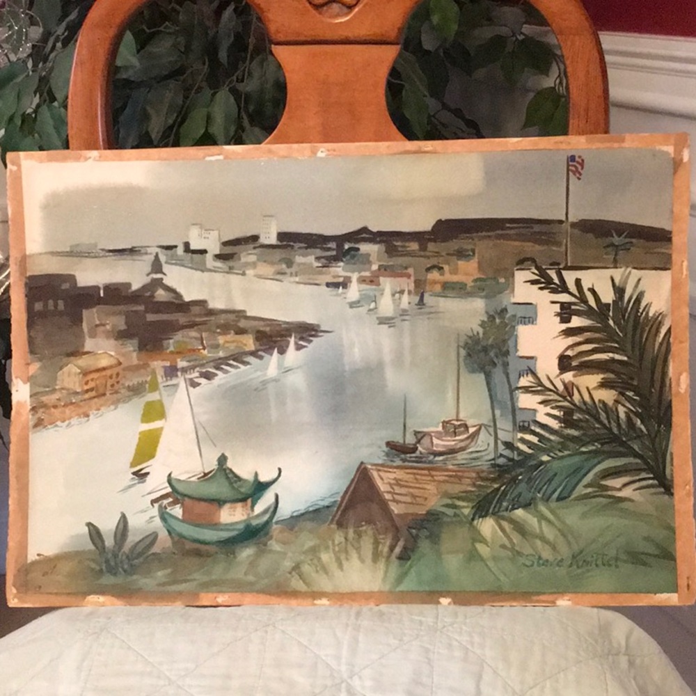 Signed Original Watercolor Painting